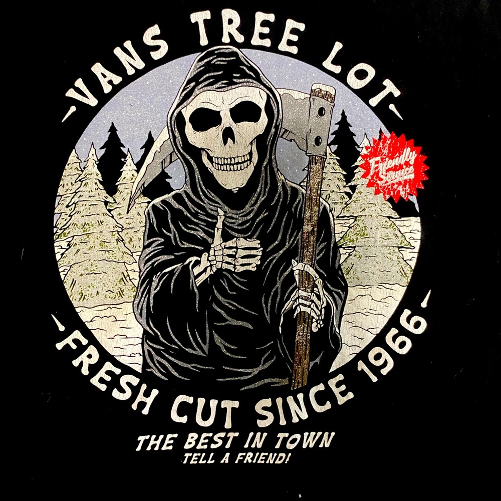 Vans large reaper T-shirt like new